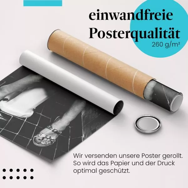 Humor: Frau auf Toilette | Postereck 1276