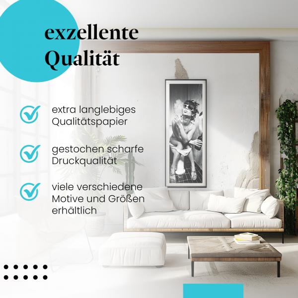 Leinwandbild Witzig: Humorvoller Blickfang für Ihr Zuhause!