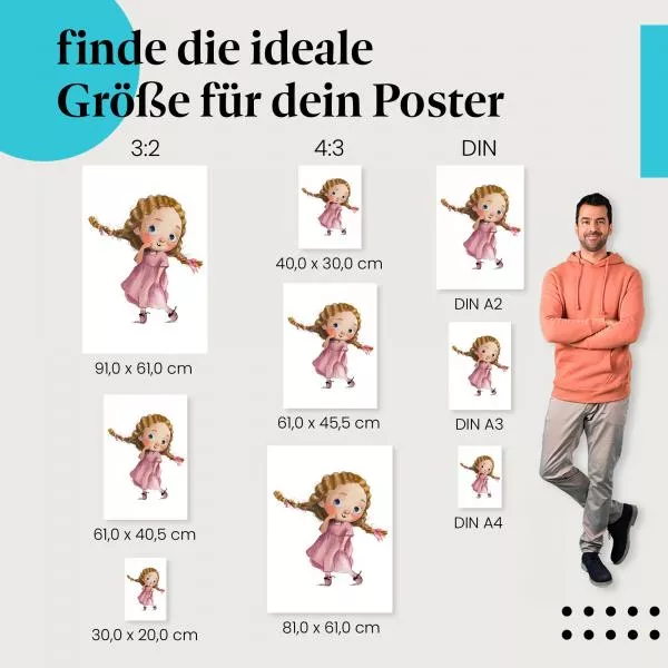 Verträumtes Mädchen | Postereck 4001 Verträumtes Mädchen | Postereck 4001