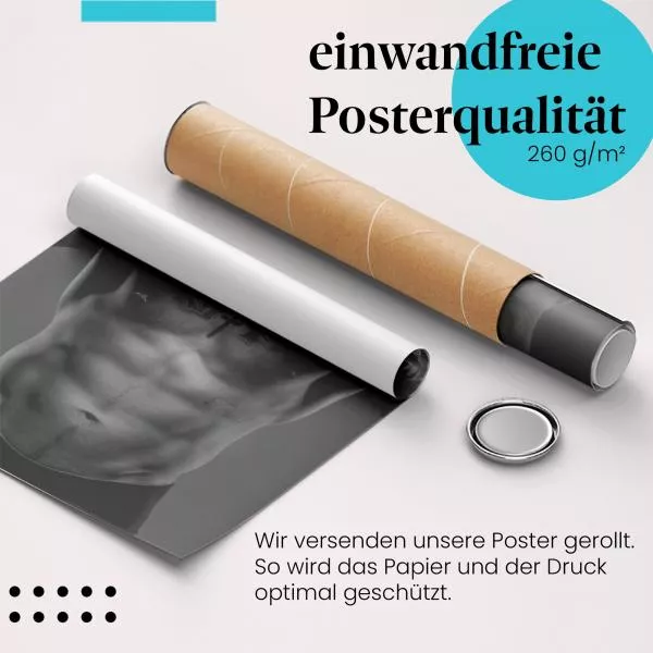 Männerportrait: Ausdrucksstark in Schwarz-Weiß | Postereck 0498 Männerportrait: Ausdrucksstark in Schwarz-Weiß | Postereck 0498