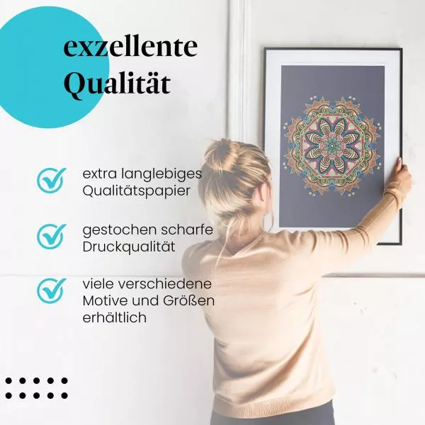 Farbenfrohes Mandala: Kunst | Postereck 1904 Farbenfrohes Mandala: Kunst | Postereck 1904