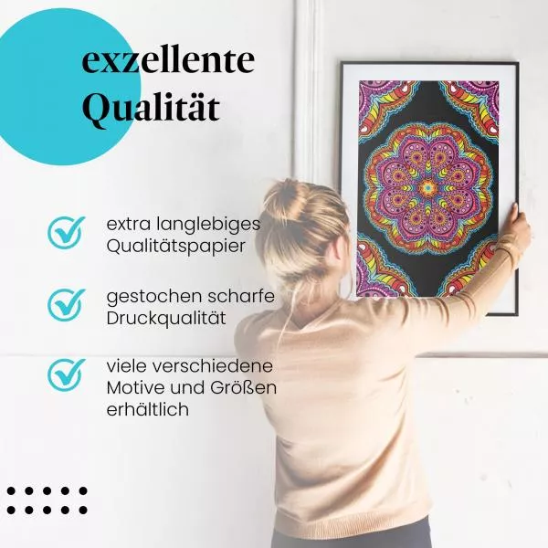 Farbenfrohes Mandala | Postereck 2076 Farbenfrohes Mandala | Postereck 2076