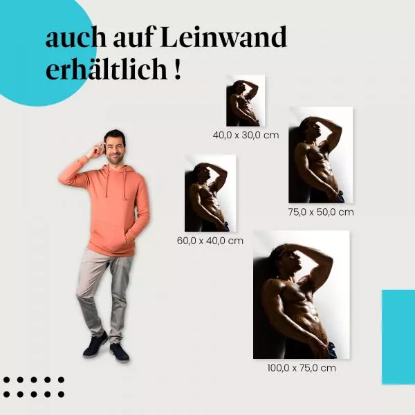 Sportlich & Attraktiv: Mann in Jeans | Postereck 1395 Sportlich & Attraktiv: Mann in Jeans | Postereck 1395