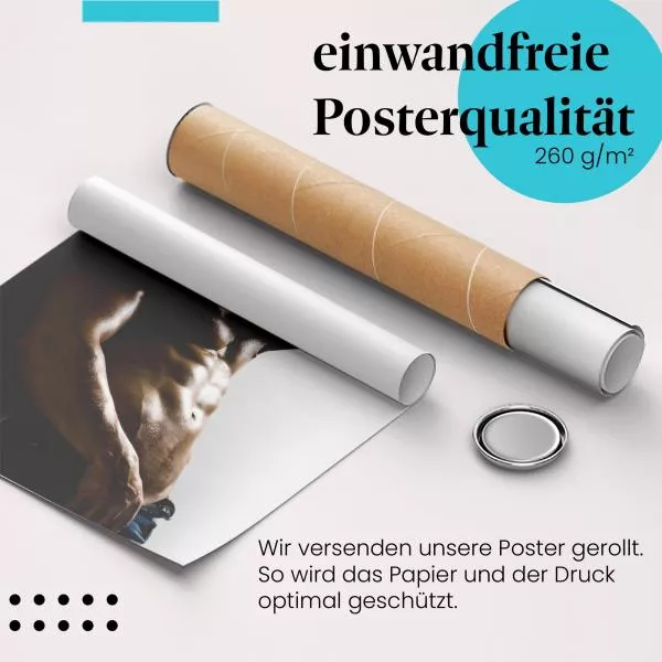 Sportlich & Attraktiv: Mann in Jeans | Postereck 1395 Sportlich & Attraktiv: Mann in Jeans | Postereck 1395