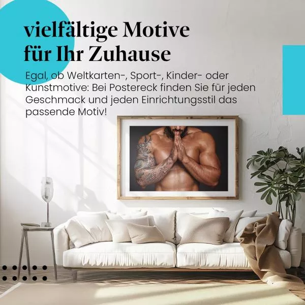 Meditierender Mann | Postereck 2527 Meditierender Mann | Postereck 2527