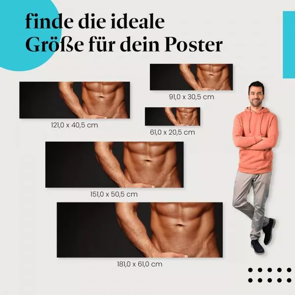 Definierter Männerkörper | Postereck 1275 Definierter Männerkörper | Postereck 1275