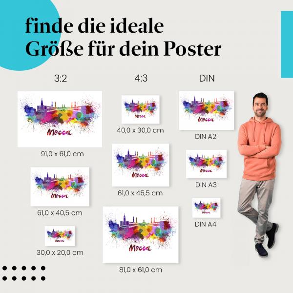 "Mekka - Spirituelle Reise ins Herz des Islams": Poster - Reise, Kultur & Spiritualität