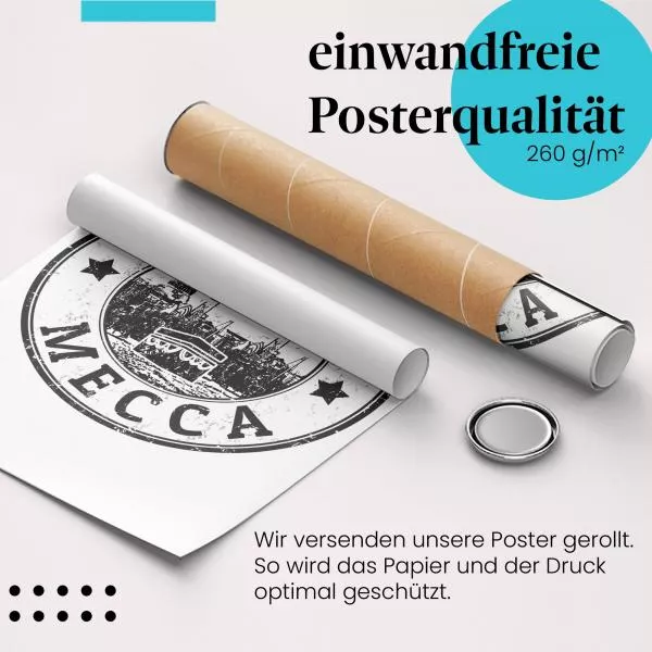 Mekka: Heiligste Stadt | Postereck 1831 Mekka: Heiligste Stadt | Postereck 1831