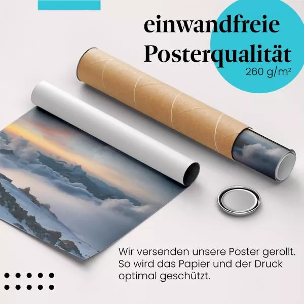 Milchstraße über den Wolken | Postereck 3128 Milchstraße über den Wolken | Postereck 3128