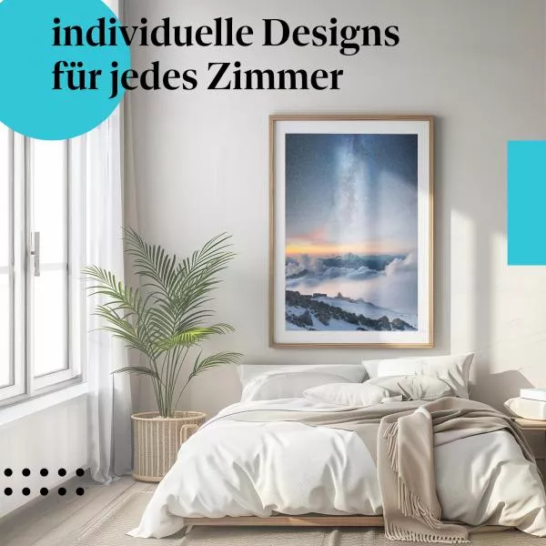 Milchstraße über den Wolken | Postereck 3128 Milchstraße über den Wolken | Postereck 3128