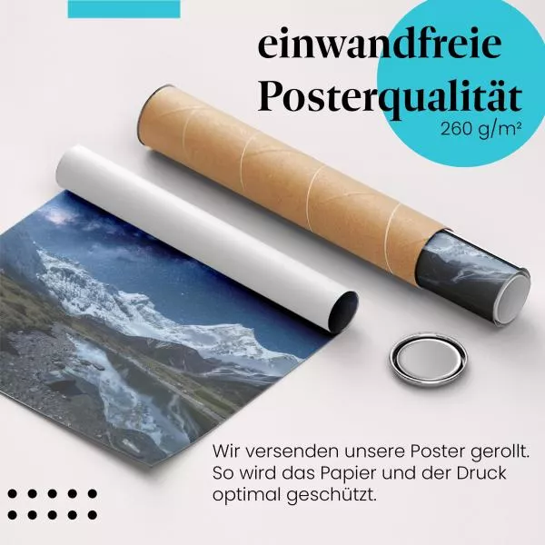 Milchstraße & Berge | Postereck 3541 Milchstraße & Berge | Postereck 3541