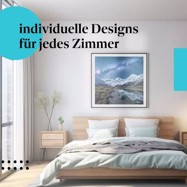 Milchstraße & Berge | Postereck 3541 Milchstraße & Berge | Postereck 3541