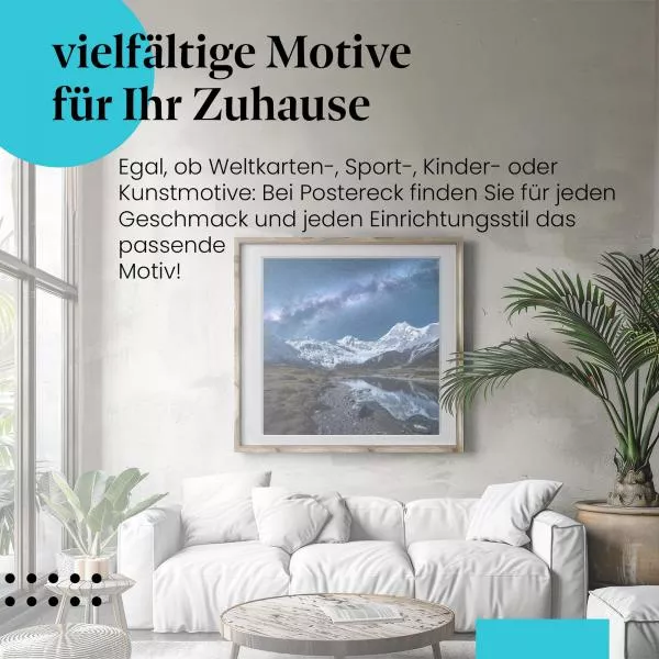 Milchstraße & Berge | Postereck 3541 Milchstraße & Berge | Postereck 3541