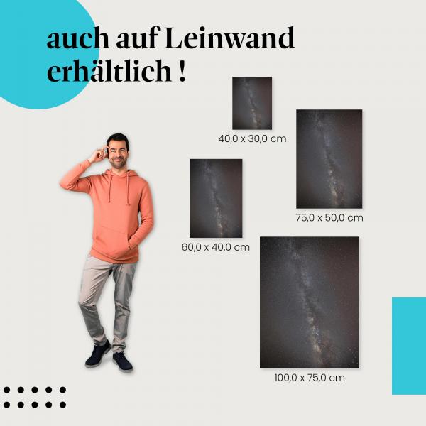 Leinwandbild "Milchstraße": verschiedene Grössen - für alle, die von den unendlichen Weiten des Weltalls träumen!