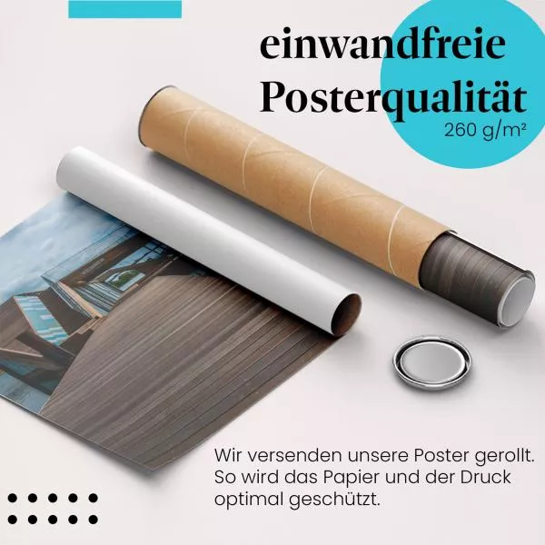 Moderner Holzsteg | Postereck 4120 Moderner Holzsteg | Postereck 4120