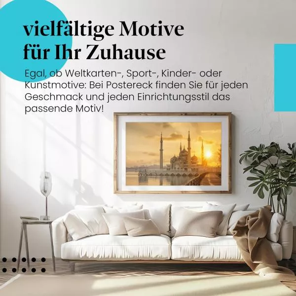 Moschee im Morgenlicht | Postereck 2616 Moschee im Morgenlicht | Postereck 2616