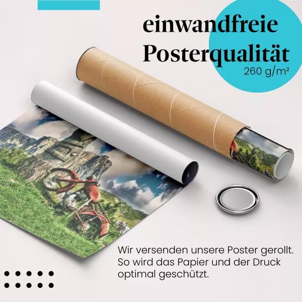 Motorrad: Dolomiten | Postereck 1863 Motorrad: Dolomiten | Postereck 1863
