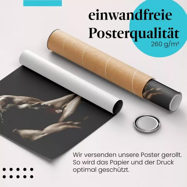 Fitness & Ästhetik: Muskulöser Mann | Postereck 0665 Fitness & Ästhetik: Muskulöser Mann | Postereck 0665