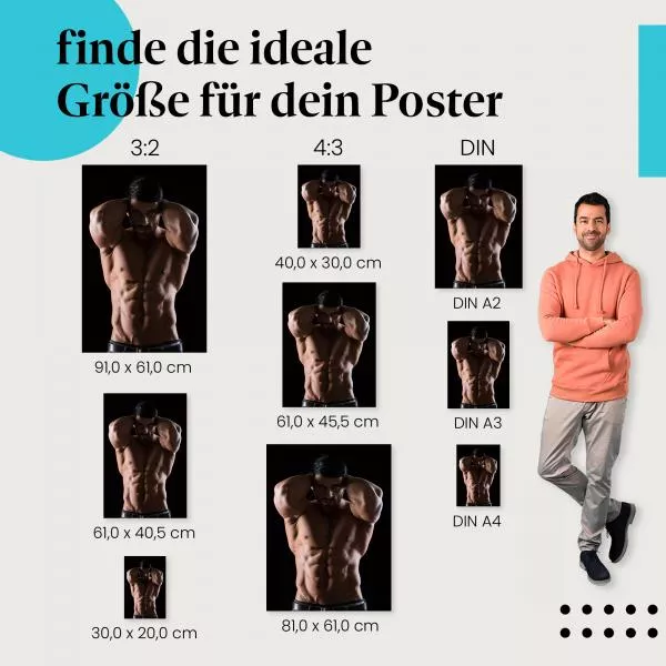 Selbstbewusster Mann | Postereck 3590 Selbstbewusster Mann | Postereck 3590