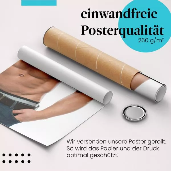 Muskulöser Oberkörper | Postereck 3588 Muskulöser Oberkörper | Postereck 3588