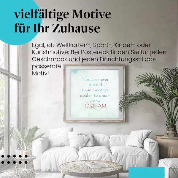 Neue Ziele, neue Träume | Postereck 2413 Neue Ziele, neue Träume | Postereck 2413