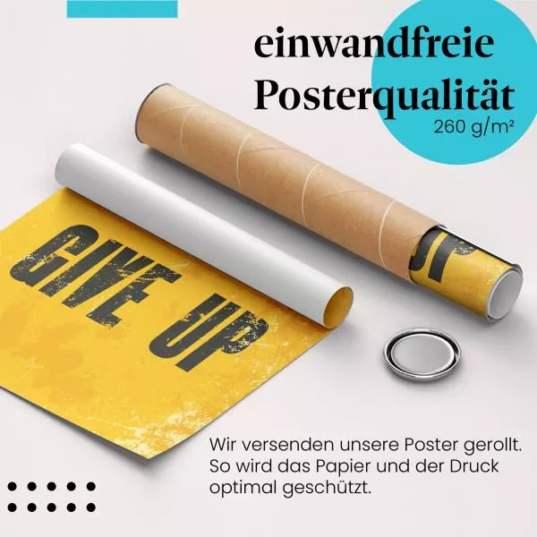 Gib niemals auf! | Postereck 1555 Gib niemals auf! | Postereck 1555