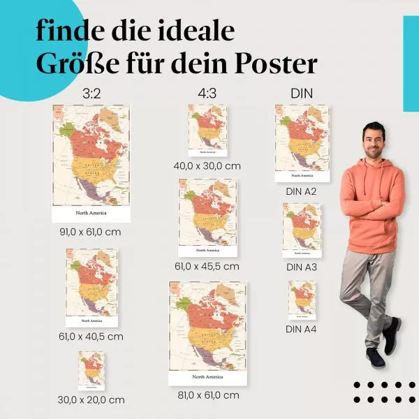 Nordamerika | Postereck 4136 Nordamerika | Postereck 4136