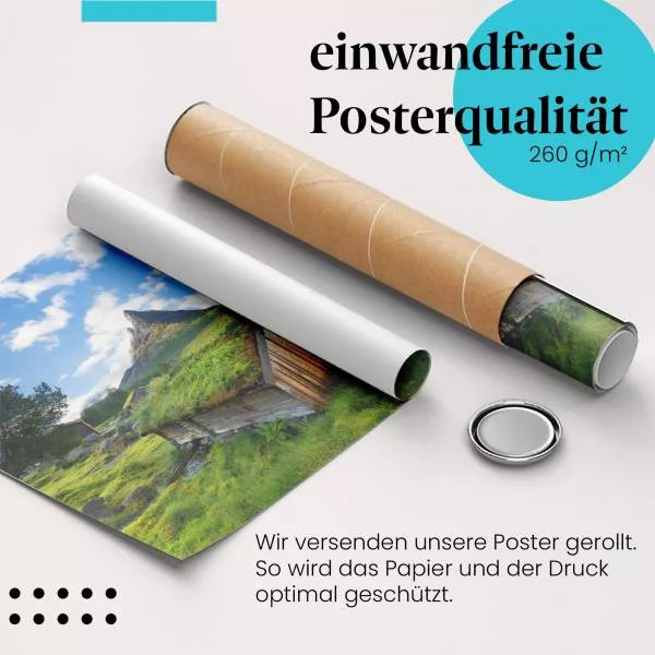 Hütten in Norwegen | Postereck 3453 Hütten in Norwegen | Postereck 3453