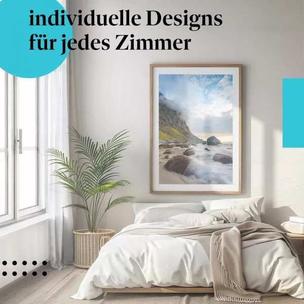 Norwegens Küste: Wilde Schönheit & Abendlicht | Postereck 0578 Norwegens Küste: Wilde Schönheit & Abendlicht | Postereck 0578