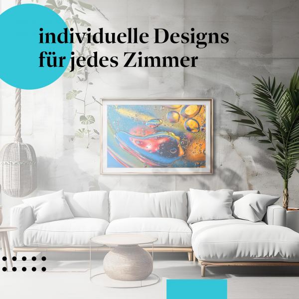 Schlafzimmer Deko: "Abstrakte Kunst" Poster: Moderne Kunst für Ihr Zuhause.