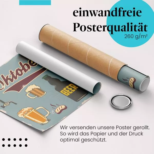 O'zapft is!: Oktoberfest, Bier & Brezn | Postereck 0846 O'zapft is!: Oktoberfest, Bier & Brezn | Postereck 0846