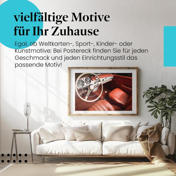 Leinwandbild Oldtimer: Elegante Wanddeko für Oldtimer-Fans!