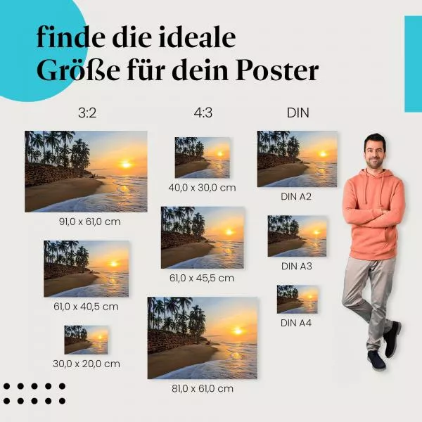 Palmen am Strand | Postereck 3267 Palmen am Strand | Postereck 3267