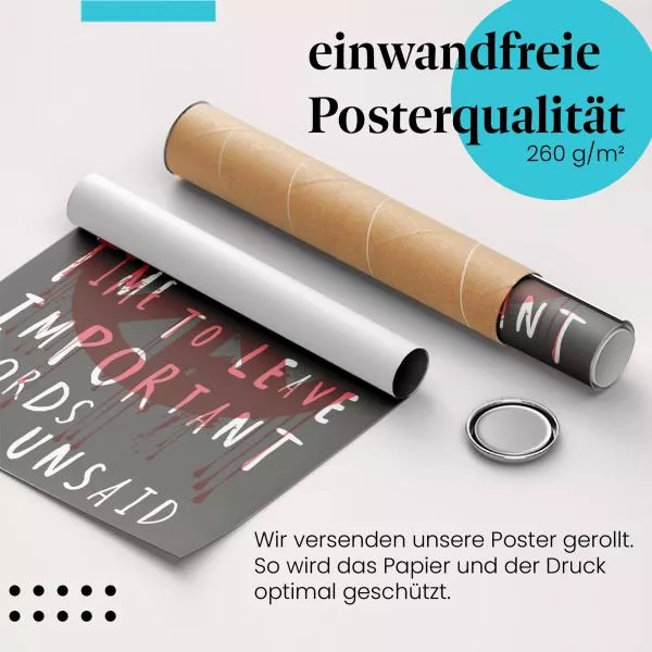 Wichtige Worte | Postereck 2392 Wichtige Worte | Postereck 2392