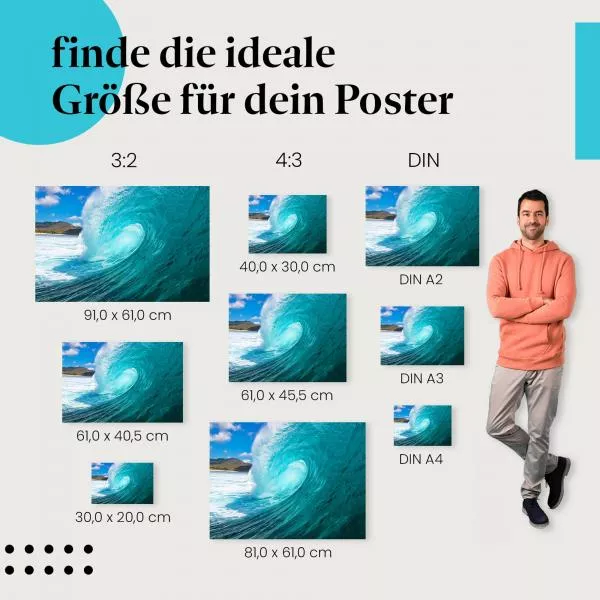 Perfekte Welle: Surferparadies | Postereck 0254 Perfekte Welle: Surferparadies | Postereck 0254
