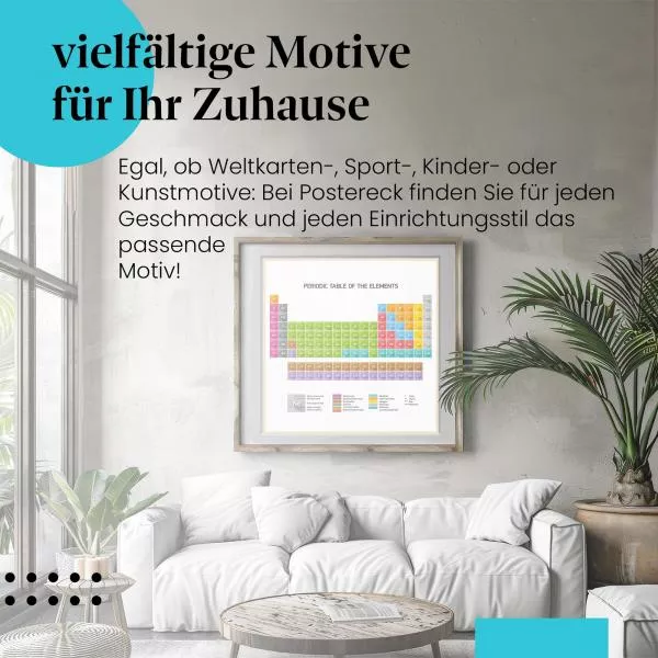 Periodensystem der Elemente: Übersicht & Chemie | Postereck 0611 Periodensystem der Elemente: Übersicht & Chemie | Postereck 0611