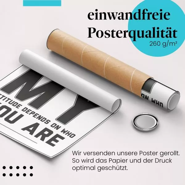 Persönlichkeit vs. Einstellung | Postereck 1598 Persönlichkeit vs. Einstellung | Postereck 1598
