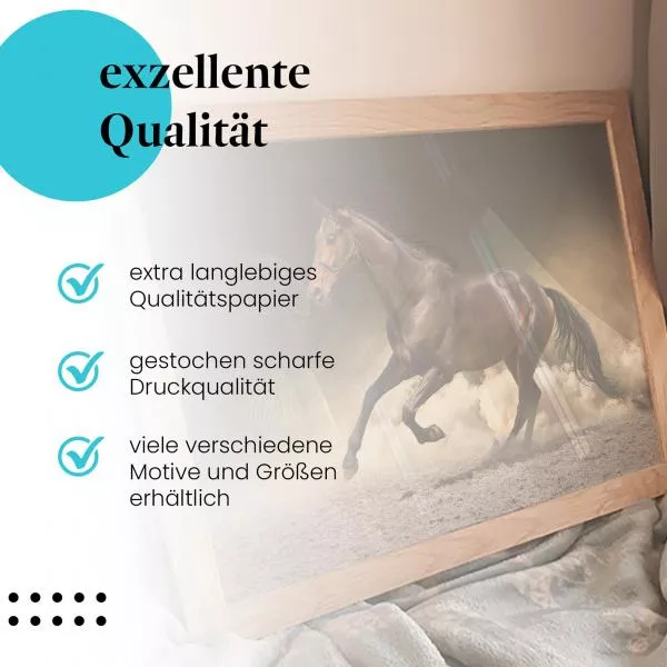 Galoppierendes Pferd | Postereck 2912 Galoppierendes Pferd | Postereck 2912