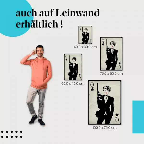 Pik Dame: Agentin & Femme Fatale | Postereck 0751 Pik Dame: Agentin & Femme Fatale | Postereck 0751