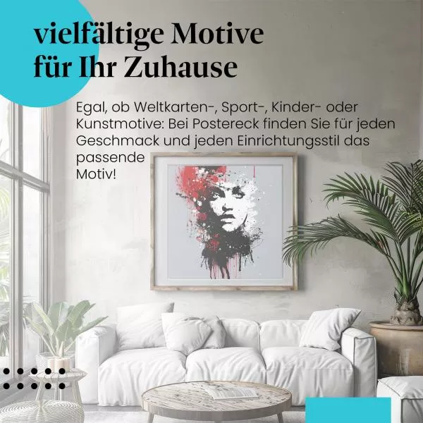 Farbenfrohes Portrait | Postereck 2435