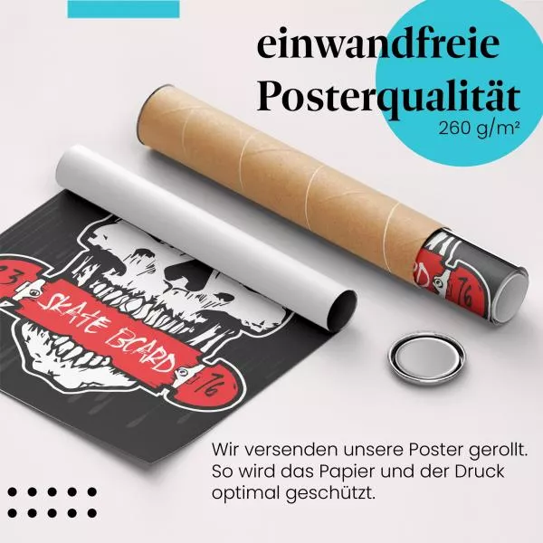 Power Skateboard: Totenkopf | Postereck 2000 Power Skateboard: Totenkopf | Postereck 2000