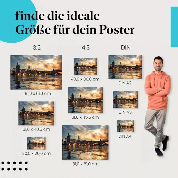 Prager Silhouette | Postereck 2532 Prager Silhouette | Postereck 2532