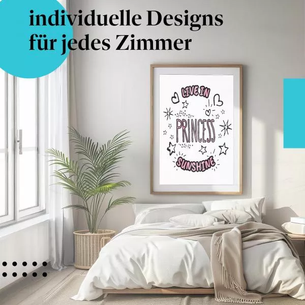 Lebe im Sonnenschein: Prinzessin | Postereck 1740 Lebe im Sonnenschein: Prinzessin | Postereck 1740