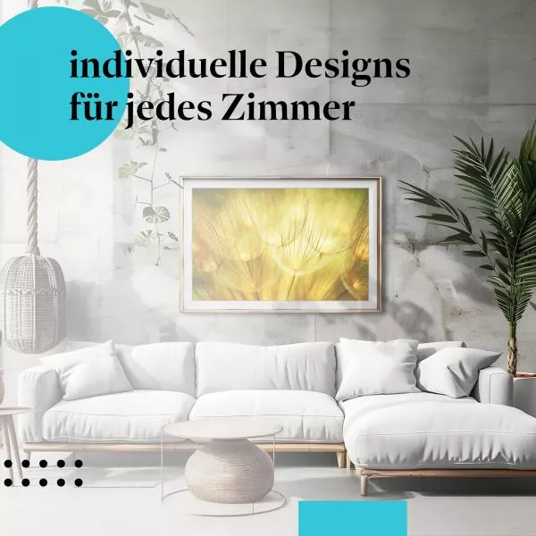 Goldener Zauber der Pusteblumen | Postereck 1078 Goldener Zauber der Pusteblumen | Postereck 1078
