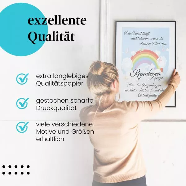Regenbogen & Kind | Postereck 3690 Regenbogen & Kind | Postereck 3690