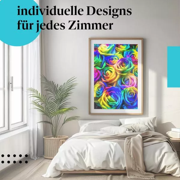 Regenbogenrosen | Postereck 2394 Regenbogenrosen | Postereck 2394