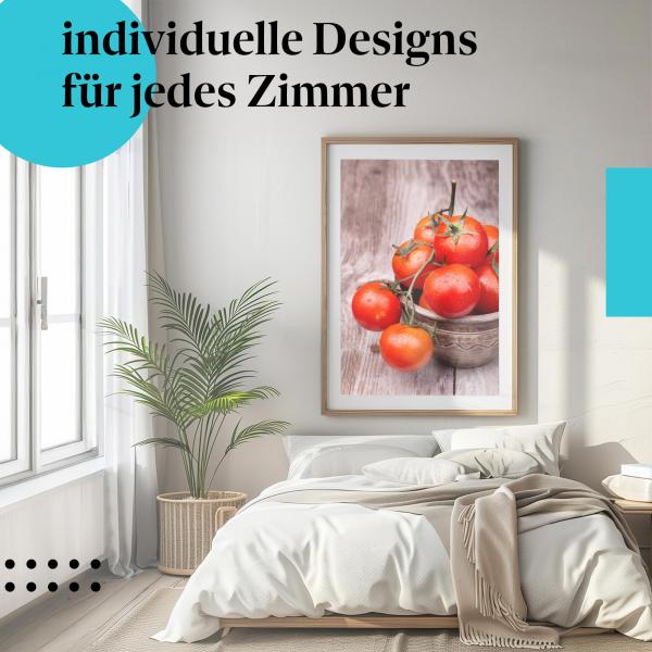 Schlafzimmer Deko: "Tomaten" Poster: Ein Hauch von Italien für Ihr Zuhause.
