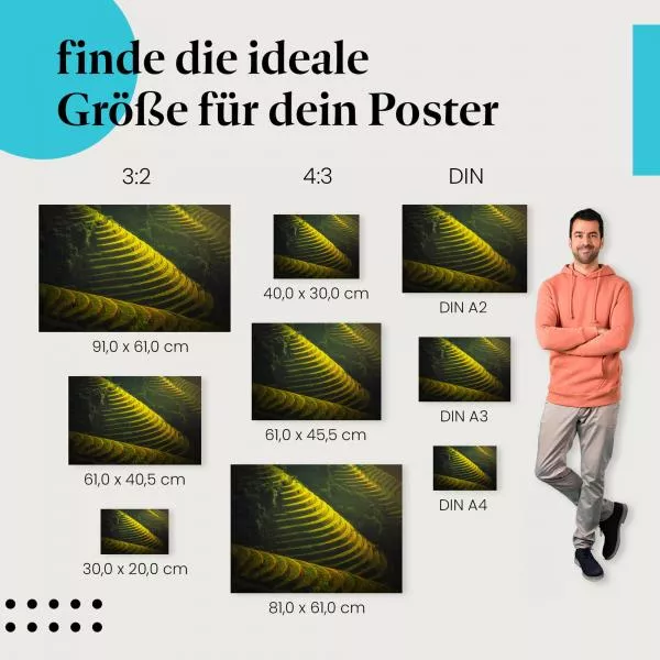 Grüne Reisterrassen | Postereck 2099 Grüne Reisterrassen | Postereck 2099