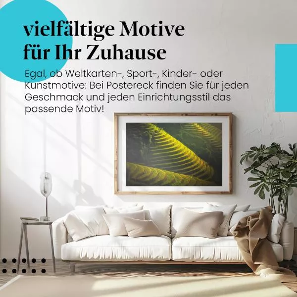 Grüne Reisterrassen | Postereck 2099 Grüne Reisterrassen | Postereck 2099