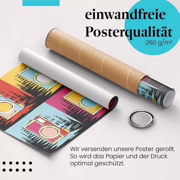 Retro Kameras Pop-Art | Postereck 2262 Retro Kameras Pop-Art | Postereck 2262